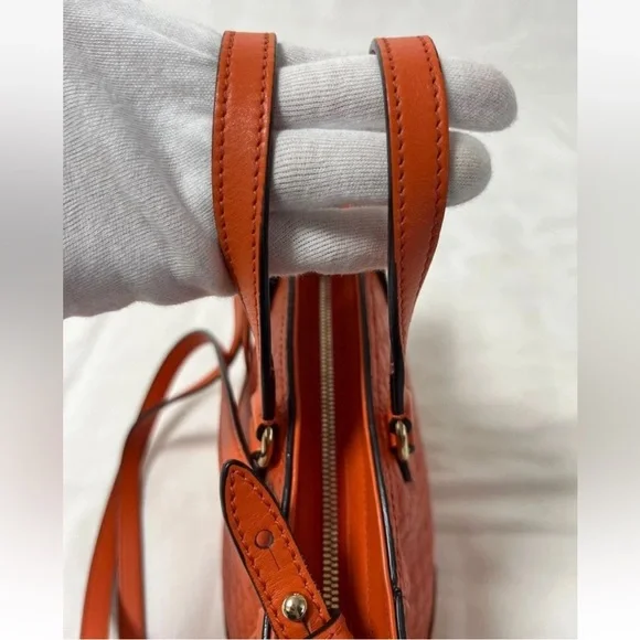 Gucci Vibrant Orange Tote Bag - Picture 3 of 16